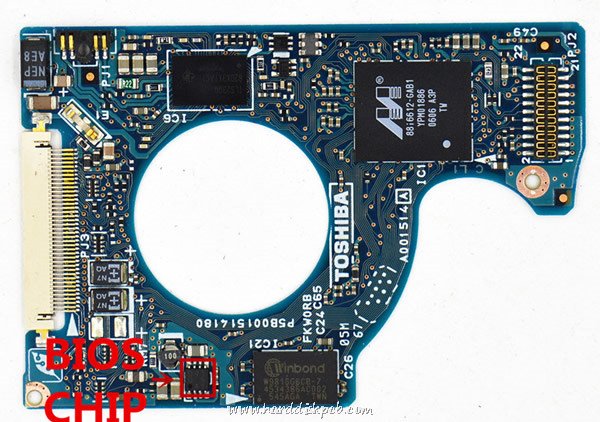 (image for) Tested G001514-0C Toshiba Hard Disk PCB Board