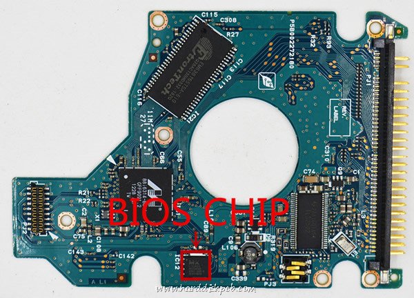 (image for) Tested G002272-0A Toshiba Hard Disk PCB Board