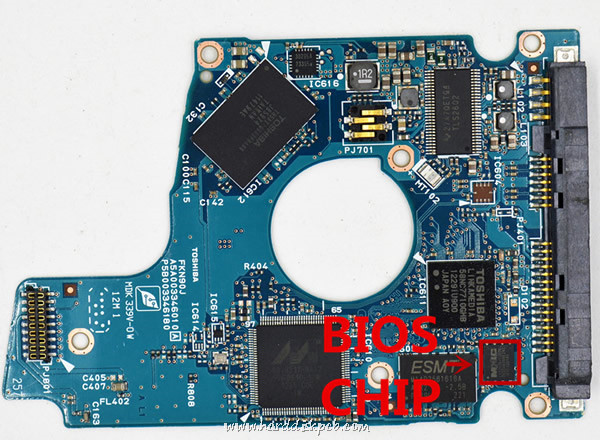 (image for) Tested G3346A Toshiba Hard Disk PCB Board