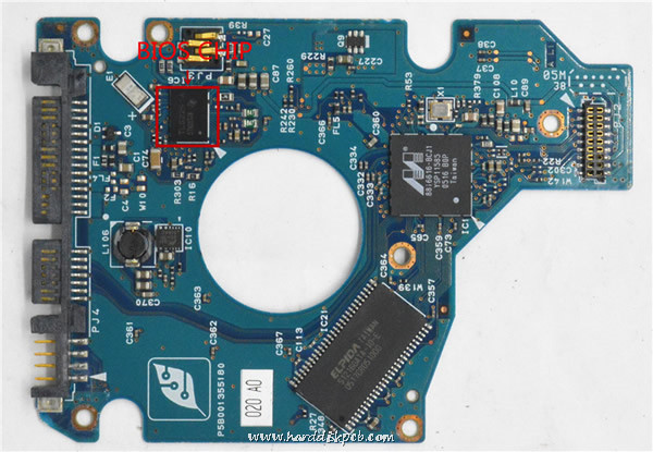 G5B001355000-A Toshiba Hard Disk PCB Board
