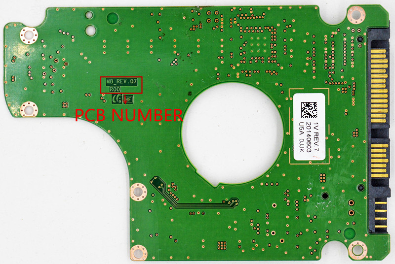 (image for) Hard Drive PCB Board for samsung Logic Board 100720903 0.4 M8_REV.07 R00