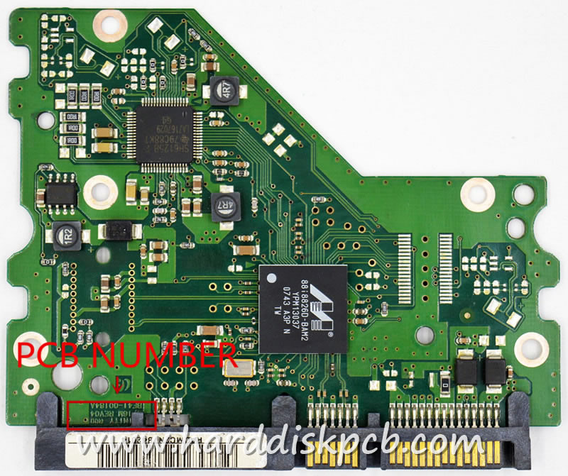 (image for) samsung HDD PCB Logic Board BF41-00184A TRINITY 8 16M REV01