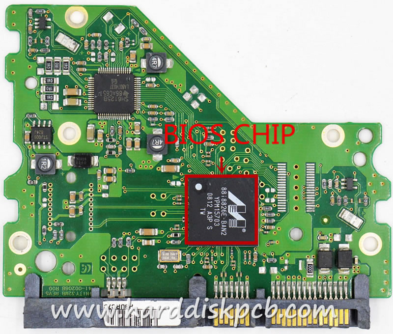 (image for) HDD PCB samsung Logic Board BF41-00206B TRINITY32MB REV5 R00 - Click Image to Close