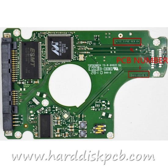 (image for) Hard Drive PCB Board for samsung Logic Board BF41-00249B M7S2_S1PME REV.04