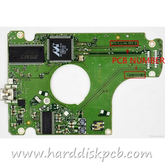 (image for) usb 2.0 HM252HX Hard Drive PCB Board for samsung Logic Board BF41-00282A M7S-S LINE REV.01