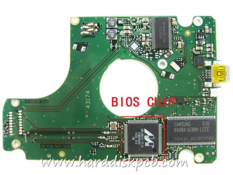 (image for) usb 2.0 Hard Drive PCB Board for samsung Logic Board BF41-00288A M7U2_339_REV.01 ROO - Click Image to Close