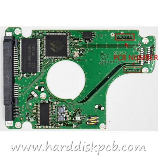 (image for) PCB BF41-00315A, Samsung ST640LM000, HM641JI/M - Click Image to Close