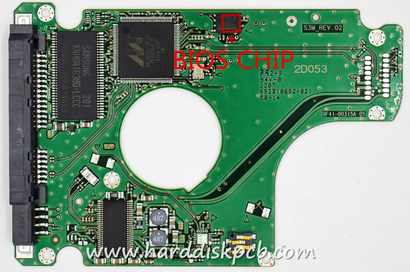 (image for) PCB BF41-00315A, Samsung ST640LM000, HM641JI/M - Click Image to Close