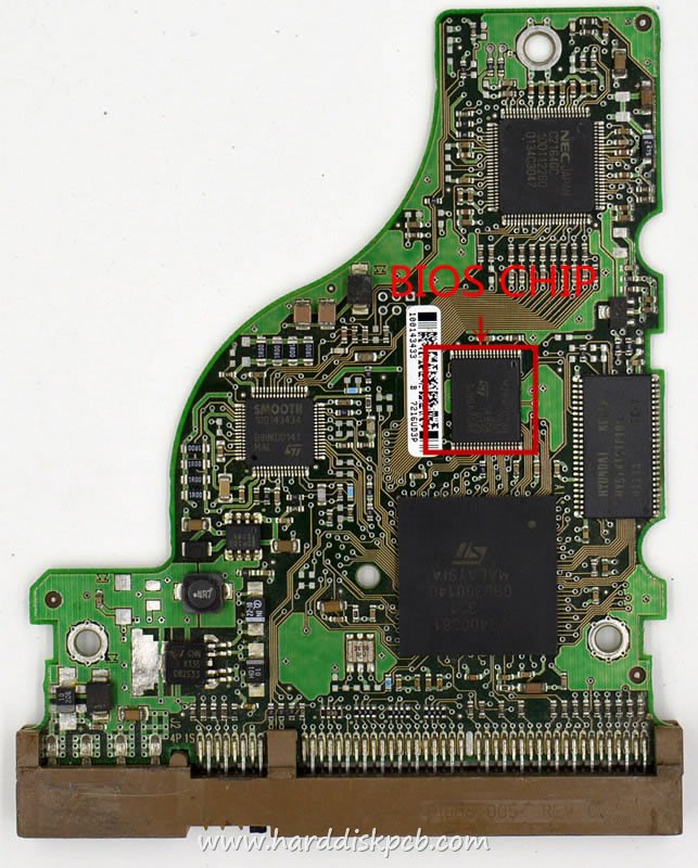 (image for) PCB 100139362, Seagate ST380020A, 9T7004-004, 100143433 D