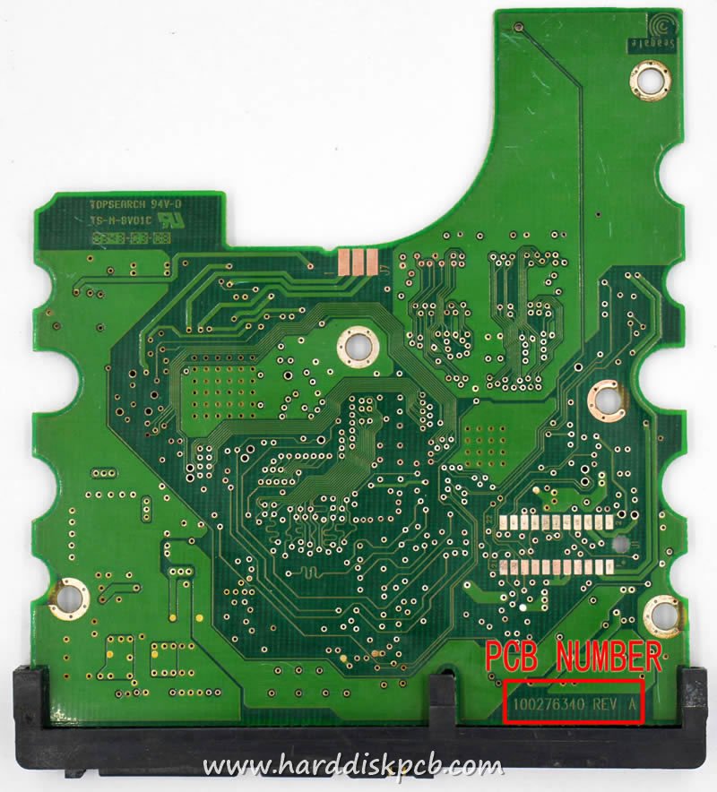 (image for) HDD PCB Seagate Logic Board 100276340 REV A