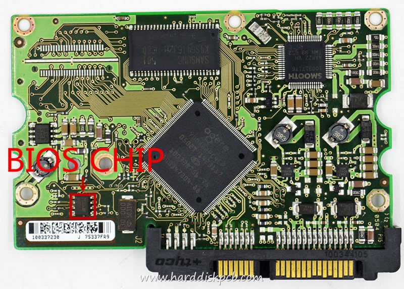 (image for) PCB 100337233, Seagate ST3250823NS, 9BA383-080, 100337230 P