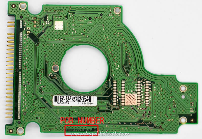 (image for) HDD PCB Seagate Logic Board 100342240 REV C