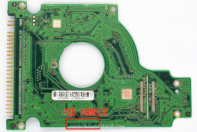 (image for) HDD PCB Seagate Logic Board 100346102 REV B
