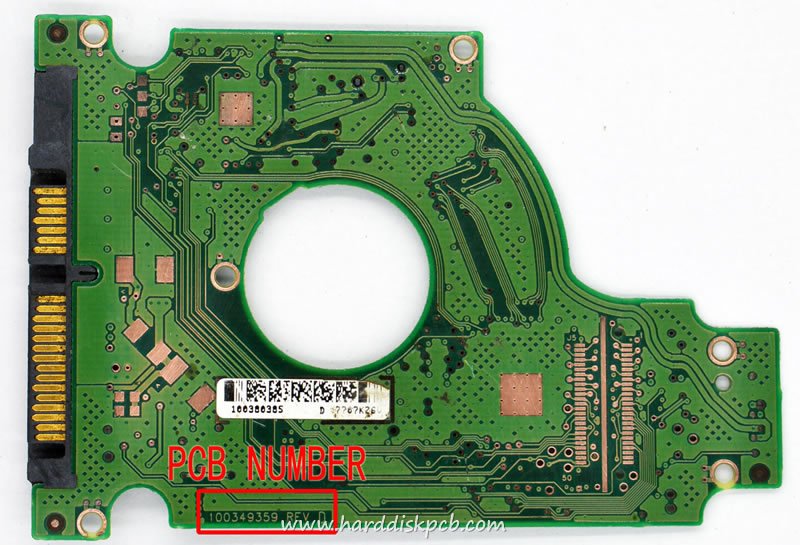 (image for) HDD PCB Seagate Logic Board 100349359 REV D