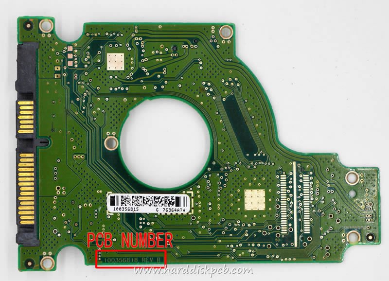 (image for) HDD PCB Seagate Logic Board 100356818 REV B