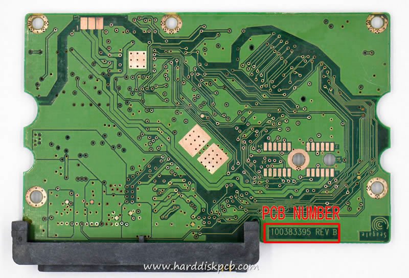 (image for) HDD PCB Seagate Logic Board 100383395 REV B