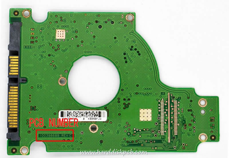 (image for) HDD PCB Seagate Logic Board 100398689 REV C