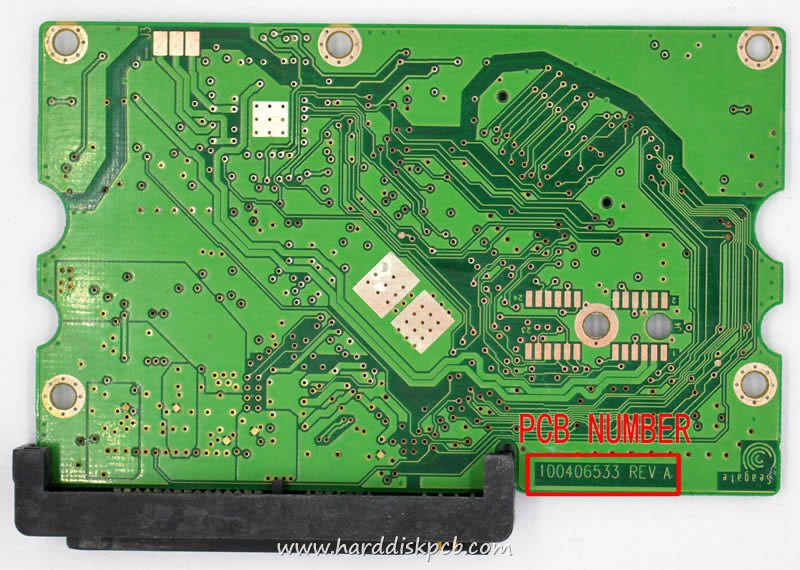 (image for) PCB 100406533, Seagate ST3320620AS, 9BJ14G-580, 100406528 D
