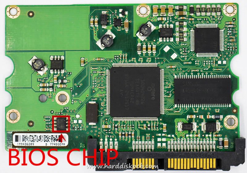 (image for) HDD PCB Seagate Logic Board 100406937 REV B