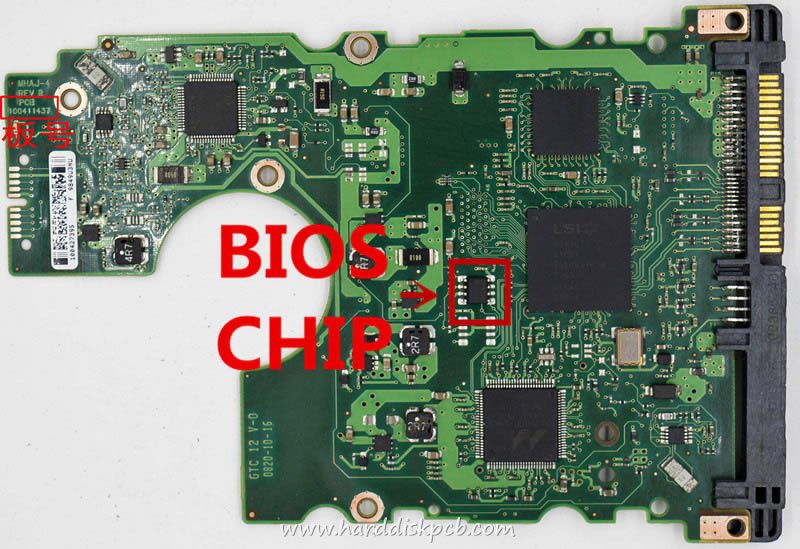 (image for) HDD PCB Seagate Logic Board 100411437 REV B