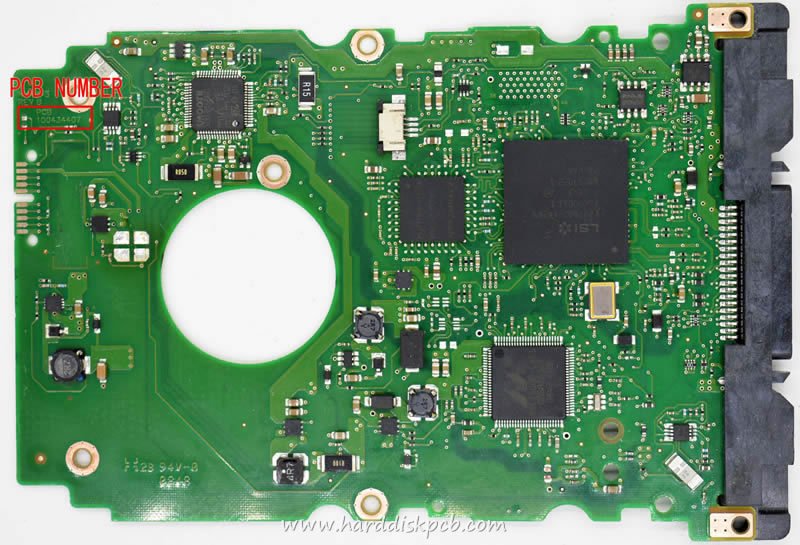(image for) HDD PCB Seagate Logic Board 100434407 REV B