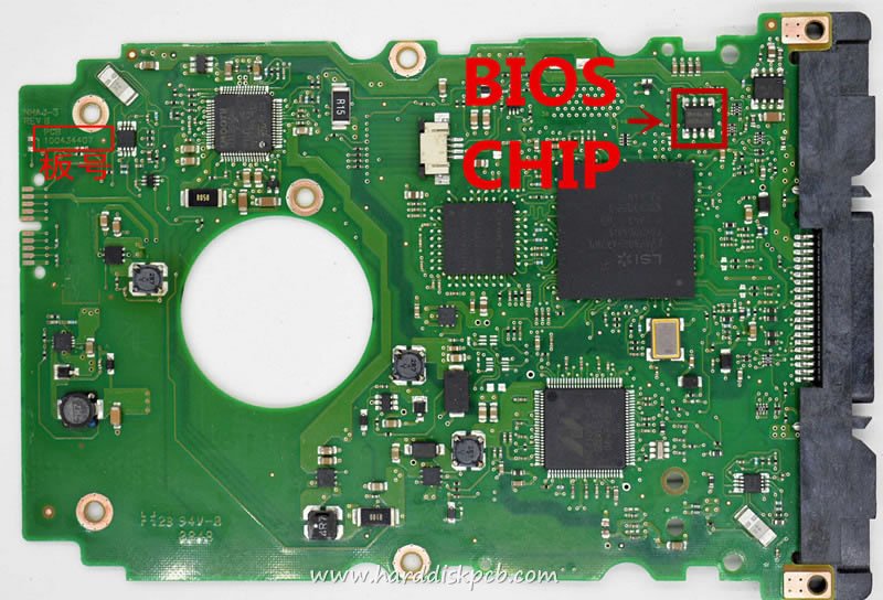 (image for) HDD PCB Seagate Logic Board 100434407 REV B