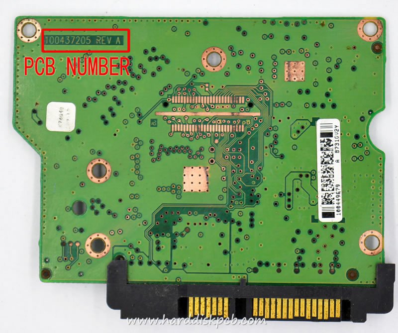 (image for) HDD PCB Seagate Logic Board 100437205 REV A