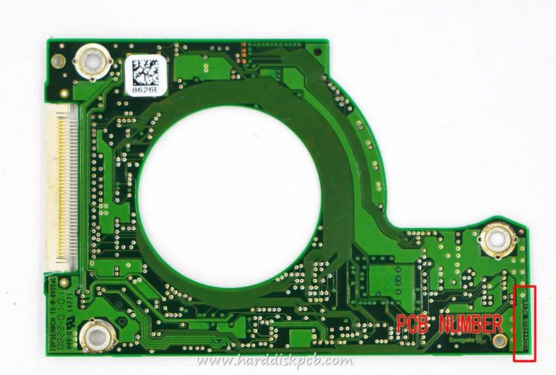 (image for) HDD PCB Seagate Logic Board 100444508 REVB