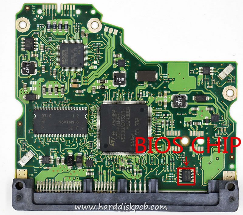 (image for) HDD PCB Seagate Logic Board 100457519 REV B
