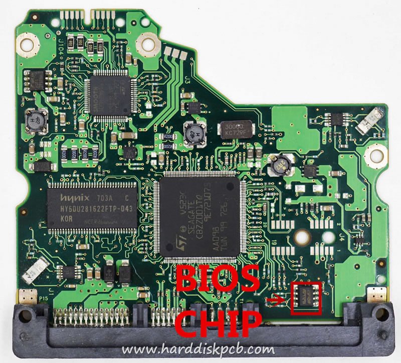 (image for) PCB 100466824, Seagate ST31000340NS, 9CA158-269, 100534274 B