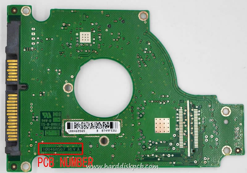 (image for) HDD PCB Seagate Logic Board 100468567 REV A