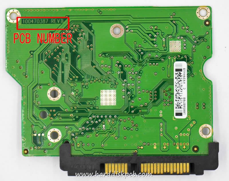 (image for) HDD PCB Seagate Logic Board 100470387 REV A 100508708