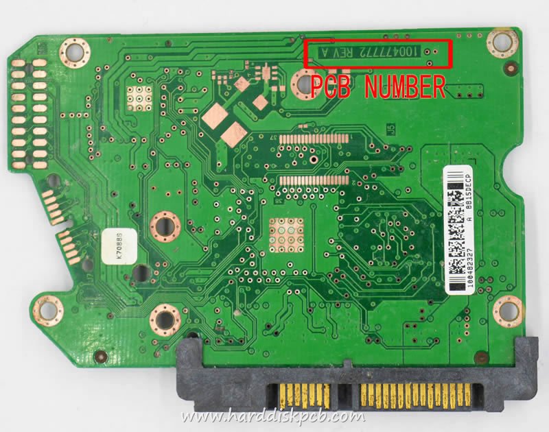(image for) HDD PCB Seagate Logic Board 100477772 REV A