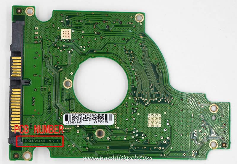 (image for) PCB 100484444, Seagate ST9250827AS, 9DG137-031, 100484445 D