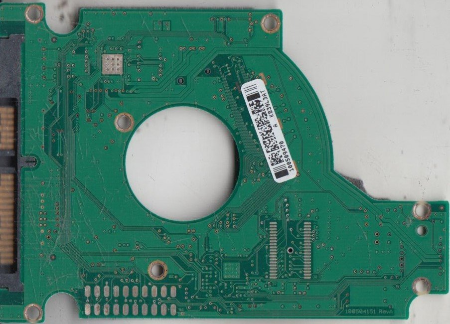 (image for) PCB 100504151, Seagate ST9320320AS, 9EV134-566, 100509470 A