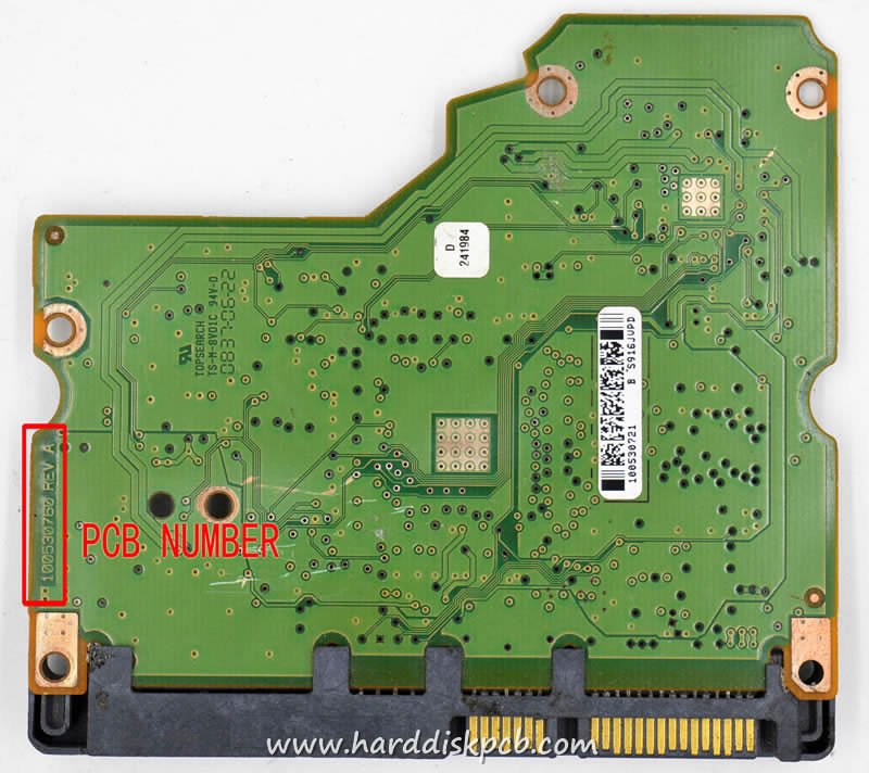 (image for) HDD PCB Seagate Logic Board 100530760 REV A