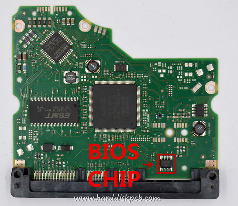 (image for) PCB 100535537, Seagate ST31000524AS, 9YP154-304, 4772 K