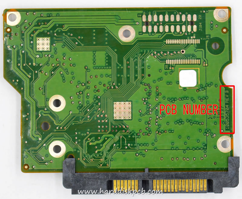 PCB 100535704, Seagate ST3250312AS, 9YP131-516, 5701 AJ - Click Image to Close