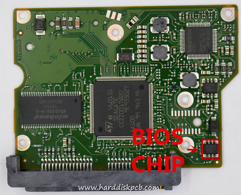 (image for) PCB 100535704, Seagate ST3250312AS, 9YP131-520, 5701 AG