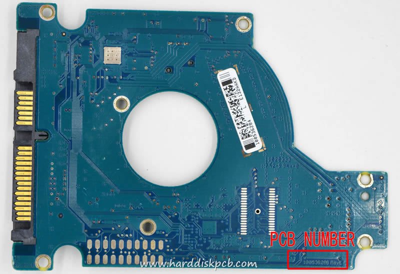 (image for) PCB 100536286, Seagate ST9160314AS, 9HH13C-188, 100536284 G2