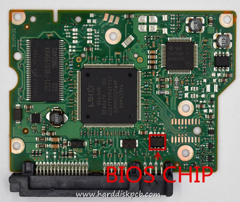 (image for) ST2000VX002 Seagate PCB Controller Circuit Board 100603204 REV A