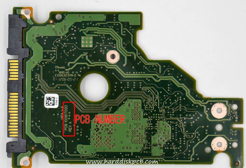 (image for) HDD PCB Seagate Logic Board 100617020 REV A