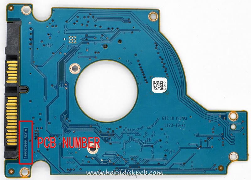 (image for) st320lt020 momentus thin HDD PCB Seagate Logic Board 100625000 REV A