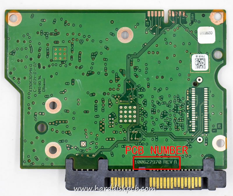 (image for) HDD PCB Seagate Logic Board 100627970 REV A