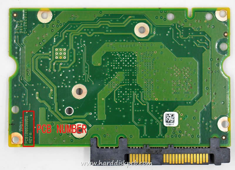 (image for) HDD PCB Seagate Logic Board 100638869 REV A
