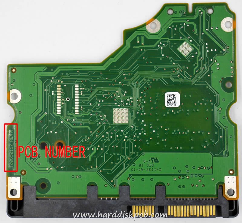 (image for) PCB 100650117, Seagate ST31000524AS, 9YP154-304, 8035 K - Click Image to Close