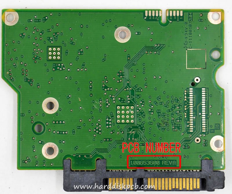 (image for) HDD PCB Seagate Logic Board 100653600 REV A
