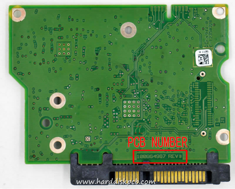 (image for) ST1500DM003 Seagate PCB Controller Circuit Board 100664987 REV A