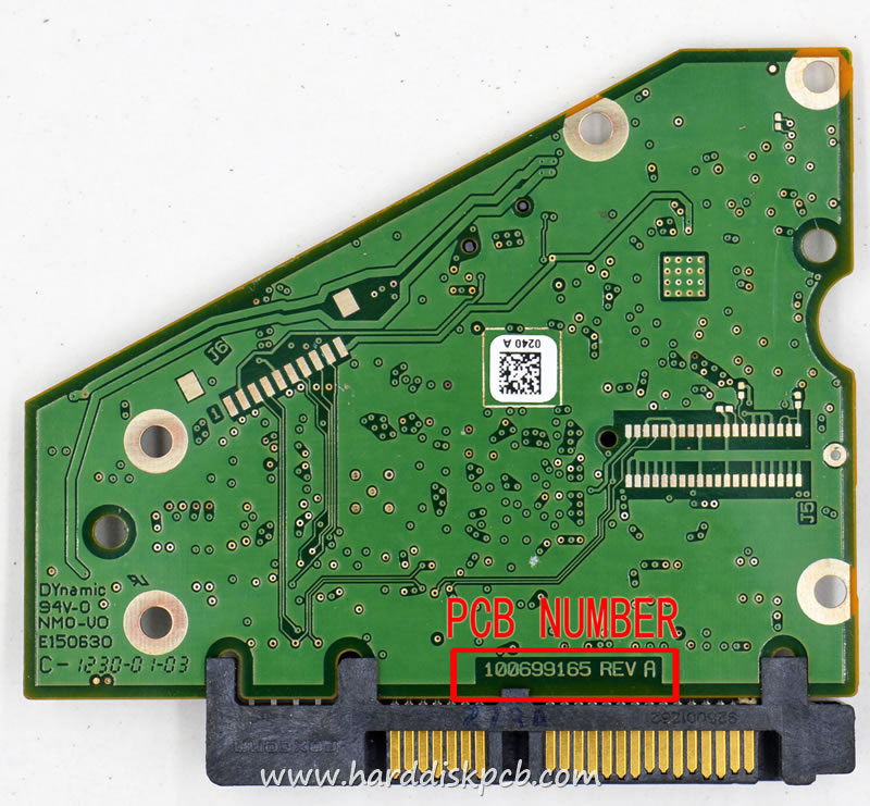 (image for) HDD PCB Seagate Logic Board 100699165 REV A