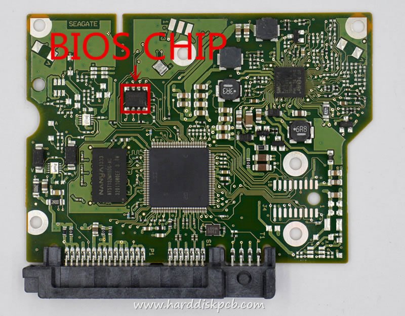 (image for) Seagate ST1000DM003 ST3000DM001 HDD PCB Logic Board 100717520 REV B 7519D